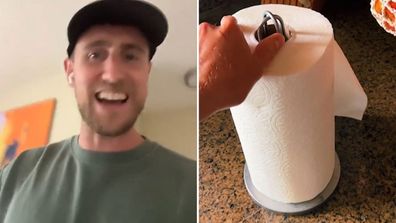 Paper towel holders have a secret storage function, and TikTok is furious  they didn't know sooner