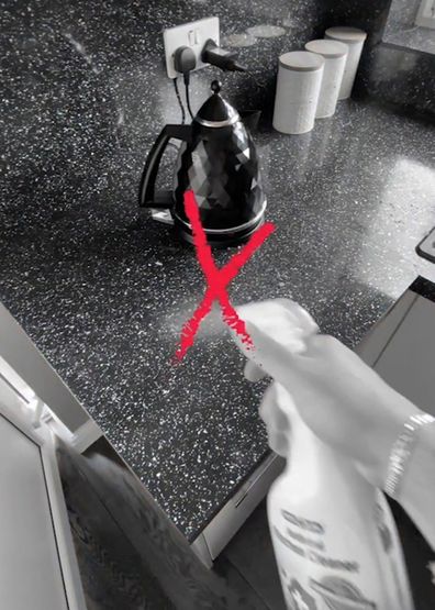 TikTok cleaning kitchen