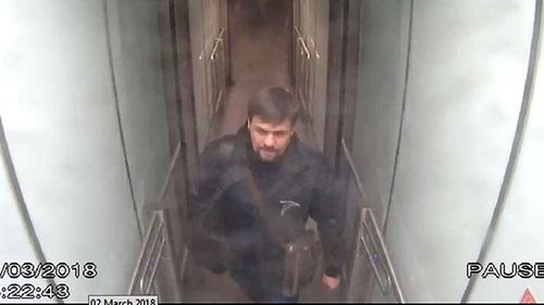 A CCTV image shows Russian national Ruslan Boshirov at Gatwick Airport on March 2, 2018.