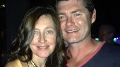Ms Ristevski with her brother. 