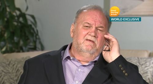 Mr Markle gave a revealing 30 minute interview. Picture: Good Morning Britain