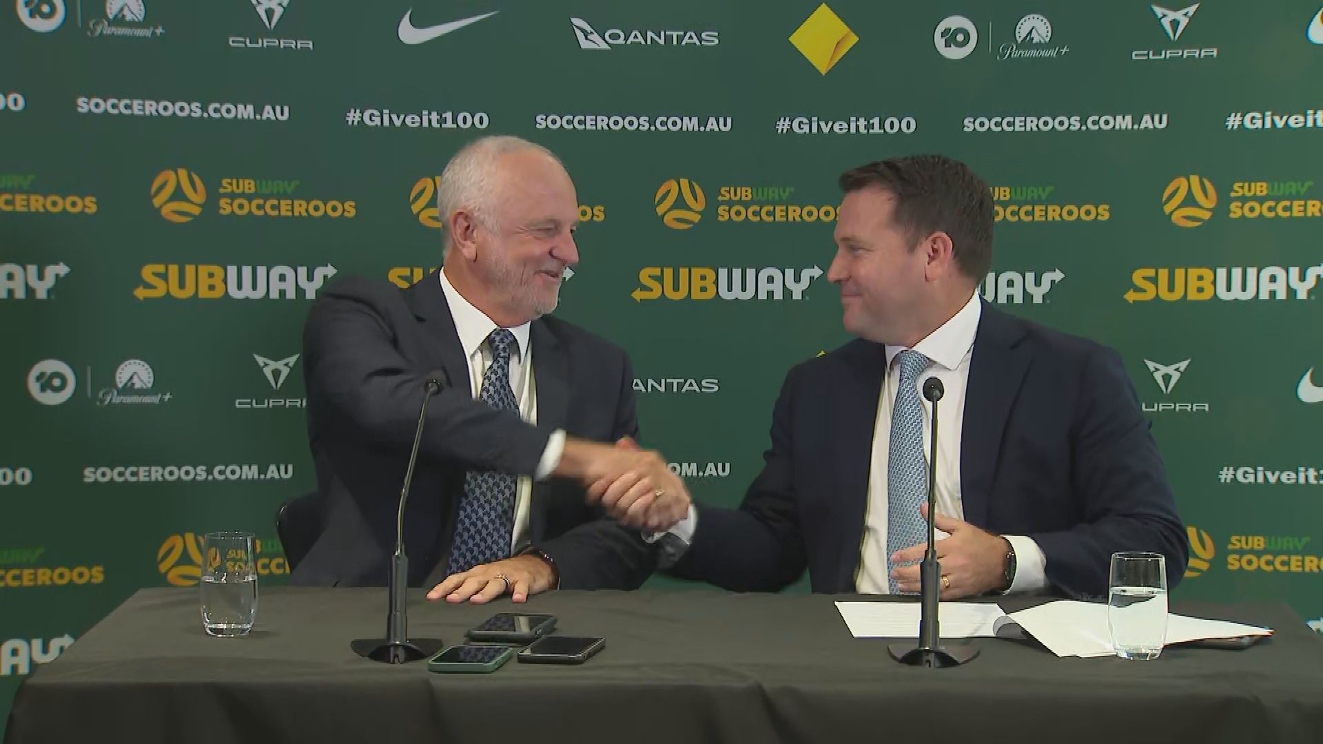 Socceroos coach Graham Arnold reveals wish-list after re-signing through to 2026 World Cup