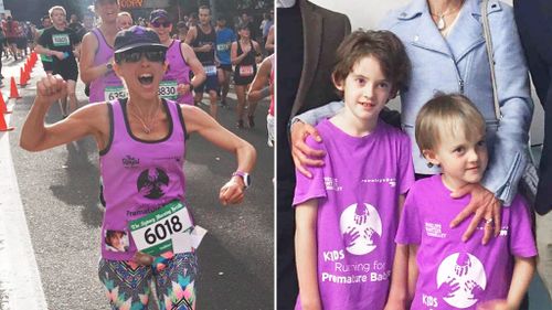 Volunteer babysitters help widowed Sydney mum train for charity marathons