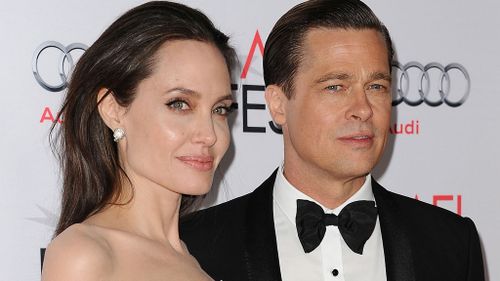 Angelina Jolie and Brad Pitt in happier times.
