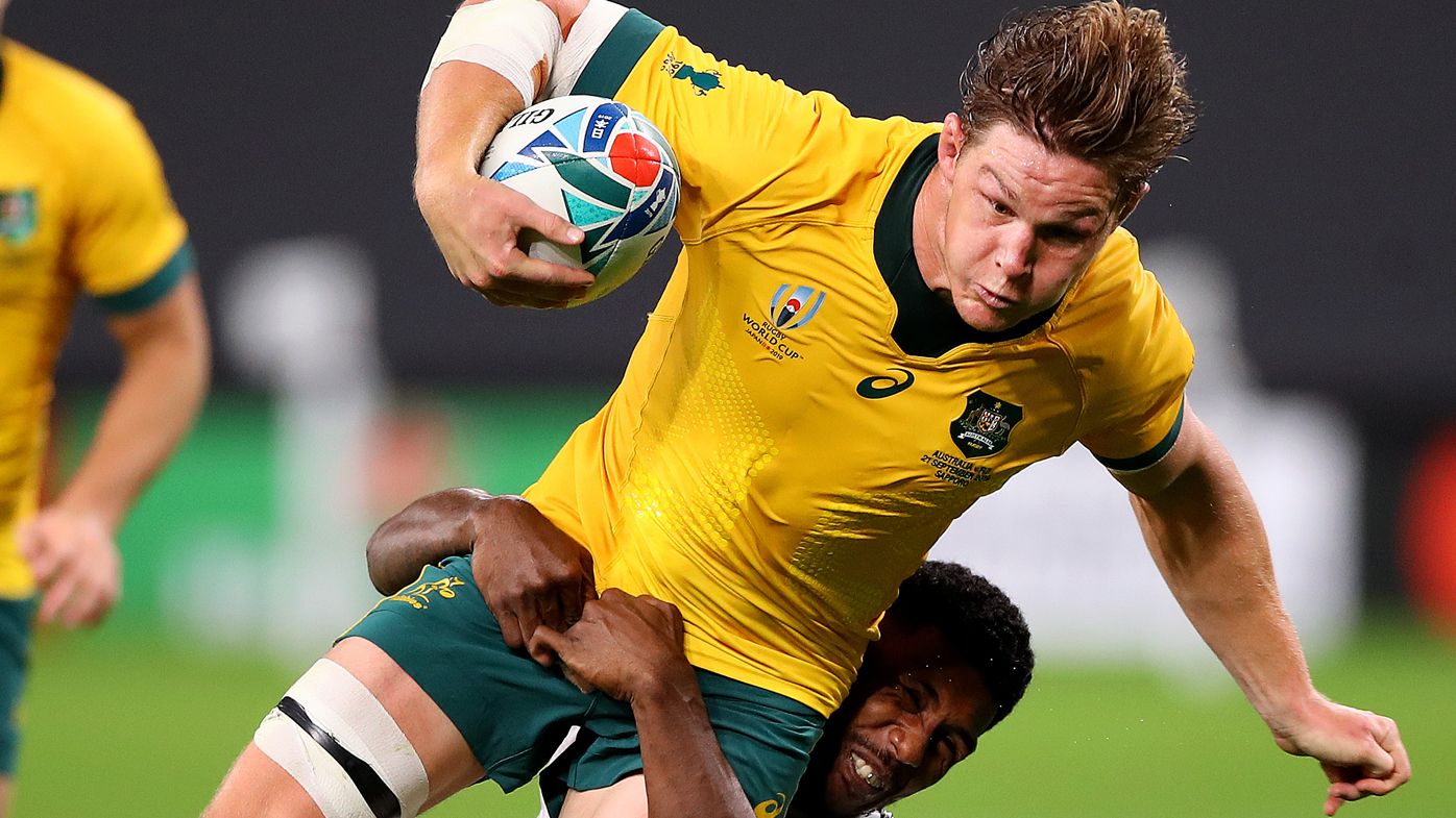 Michael Hooper sledge burns Fiji in Wallabies' World Cup fightback