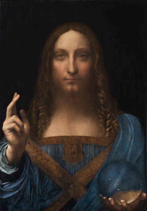 Salvator Mundi: The small, 66-centimetre-tall panel was commissioned by Louis XII of France around 1500.