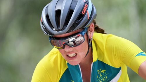 Rebecca McConnell's grit and determination won her over with spectators. (AAP)