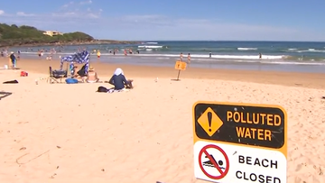 Man beaches across Sydney were closed because of stormwater pollution. 