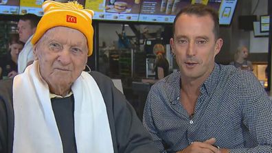 Arthur Godden 100-year-old McDonalds birthday