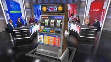 9News unveils &quot;Pollie Pokie&quot; for politicians who lose their seat.