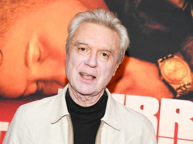 David Byrne in "Hurry up tomorrow" The world premiere will be held on May 13, 2025 at 13th AMC Lincoln Square, New York, New York. (Photography by Kristina Bumphrey/variew via Getty Images)