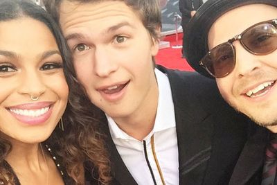 @jordinsparks: Can we just take a moment to appreciate this sweet dude, @anselelgort? I'm so excited I got to meet him! Congrats on everything! :)