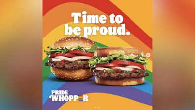 Burger King has a 'Pride Whopper' with 'two equal buns'