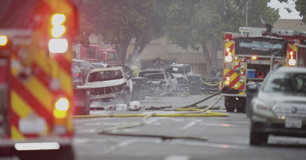 Tragic Private Plane Crash in San Diego Leaves Homes in Flames