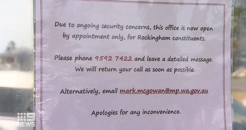The office has been closed indefinitely amid the security threat.