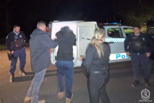 Detectives with the organised crime taskforce identified three men in the NSW Hunter Region who were allegedly acting suspiciously, and had bought two boats with cash