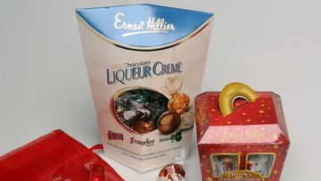 Ernest Hillier Christmas chocolates.