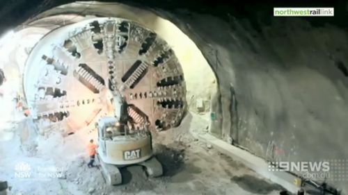 Pressure is on to get construction right so that the tunnel does not leak. (9NEWS)