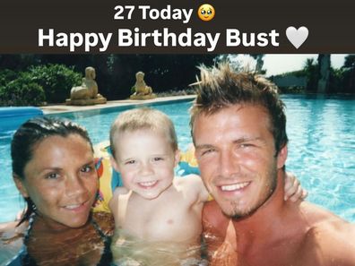 David Beckham post for Brooklyn's birthday