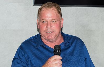 Thomas Markle Jr attends the Rocco's Collision Presents Celebrity Boxing 68: Thomas Markle Jr v Nacho Press Conference on May 15, 2019.