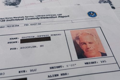 A document that was included in the U.S. Department of Justice release of the Jeffrey Epstein files is photographed Sunday, Feb. 1, 2026.