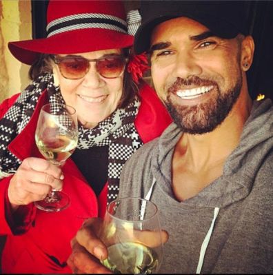 Shemar Moore, mother. Marylin Joan Wilson-Moore, selfie, Instagram