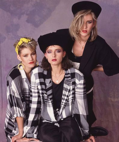 Bananarama portrait, London, 1984 (L-R Siobhan Fahey, Keren Woodward, Sara Dallin)