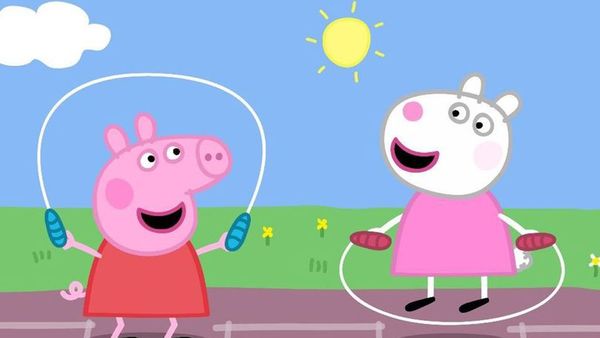 Peppa Pig and Suzy Sheep