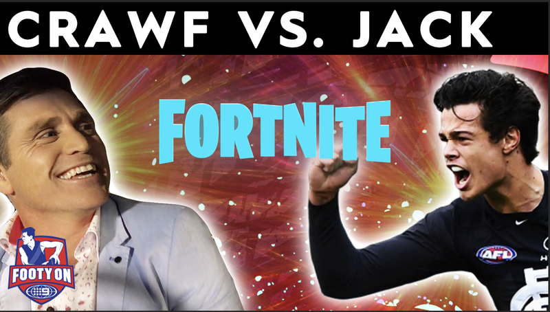 Crawf Vs: Jack Silvagni and Dan Houston in Fortnite