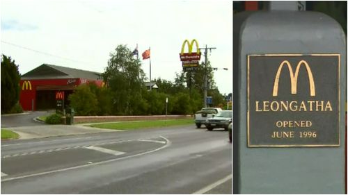 A teenager is seriously injured after being found in the bathroom of a Leongatha McDonald's outlet. (9NEWS)