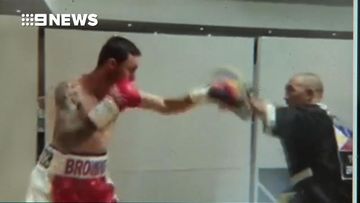 9RAW: Boxer Davey Browne warms up before fatal fight