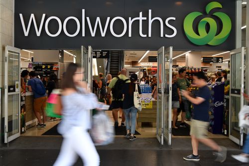 Plastic bags will no longer be available in Woolworths stores from today. Picture: AAP