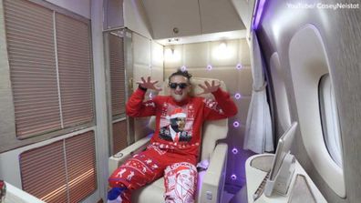 Emirates First Class Seat Vlog Casey Neistat