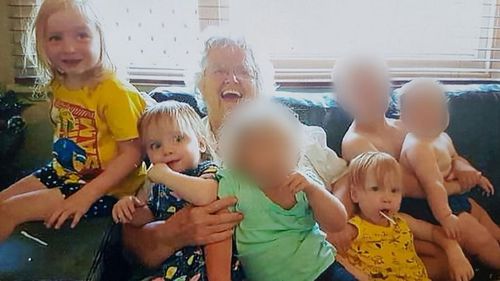 Beverly, 73, her daughter and her three grand daughters were all found murdered.