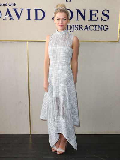 <p>No. 5. Rachael Taylor</p>
<p>The Aussie actress wore a high-necked design from Australian Laureate winner Dion Lee in the David Jones marquee at the Caulfield Cup.</p>