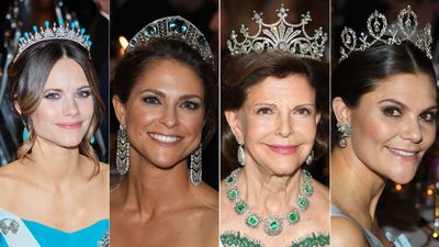 The tiaras worn by the women of the Swedish royal family