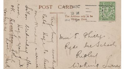 'Love, Jack' - the handwritten letter Jack Phillips wrote to his sister Elsie before the Titanic's ill-fated voyage.