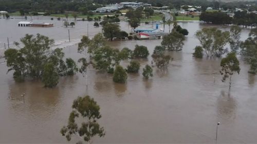 Floodwaters in Queensland