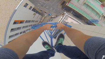 <p>Dizzying heights and near-impossible leaps of faith – these are the people who risk their lives so that you don't have to.</p>
<p>
Take James Kingston, an adrenaline junkie with a penchant for heights, providing you with a bird's eye view of some of the UK's leading universities.</p>
<p>
His newest video, filmed on a GoPro camera he was wearing, follows Kingston as he expertly scales Southampton University's Mayflower Halls tower, placing viewers on a thin piece of construction lattice at the peak of the 12-storey building.</p>
<p>
The no-hands stunt comes just months after Kingston got on the wrong side of Cambridge University after bounding across its rooftops, and is sure to go down in the freerunning history books.</p>
<p>
But like anything in life, if you jump into the deep too soon, you might slip up – something the following parkour practitioners know all the well.</p>
<p>
Click through to watch our best of freerunner fails and victories gallery.</p>