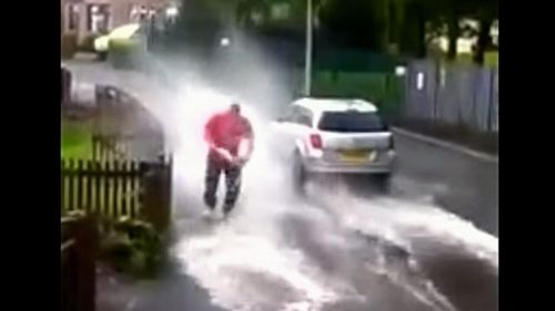 Splashing a pedestrian waiting for the bus is also an offence.