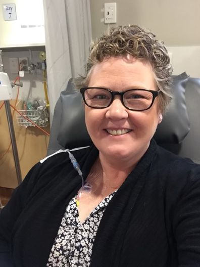 Sonja living with metastatic breast cancer smiling