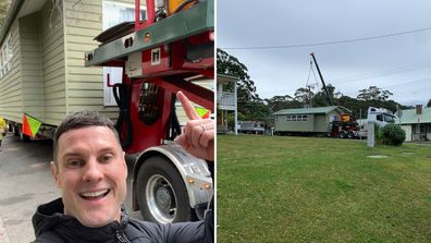 Darren Palmer, tiny house renovation