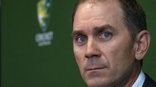 New Australian cricket coach Justin Langer said he will 'learn from the past' at a press conference in Melbourne. (AAP)