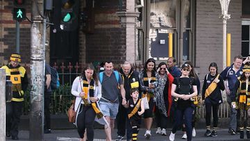 Sensors and cameras will detect whether a lot of people will be crossing the road at once.