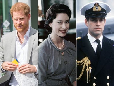 The heir vs the 'spare': Harry's impossible royal role | Princess Margaret Prince Andrew