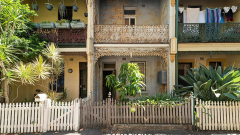 Eyewatering price terrace hole in roof Ultimo Sydney sold auction NSW Domain 