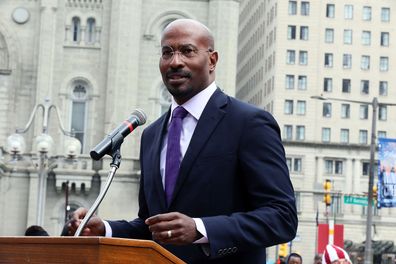 Van Jones at Philadelphia Municipal Services Building on April 2, 2019 in Philadelphia, Pennsylvania.