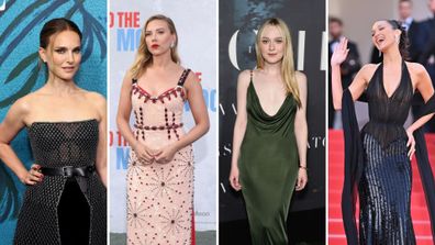 Celebrities have ditched their necklaces on the red carpet and dropped their hemlines. 