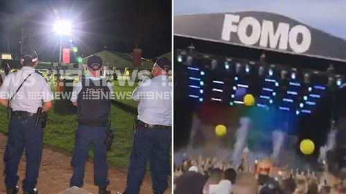 Teenage girl dies at FOMO music festival.