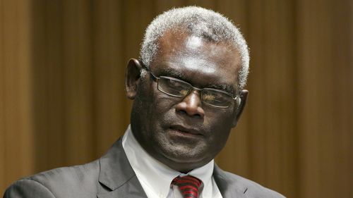 Manasseh Sogavare, Prime Minister of Solomon Islands.